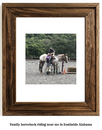 family horseback riding near me in Southside, Alabama